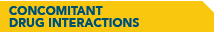 CONCCOMITANT DRUG INTERATIONS