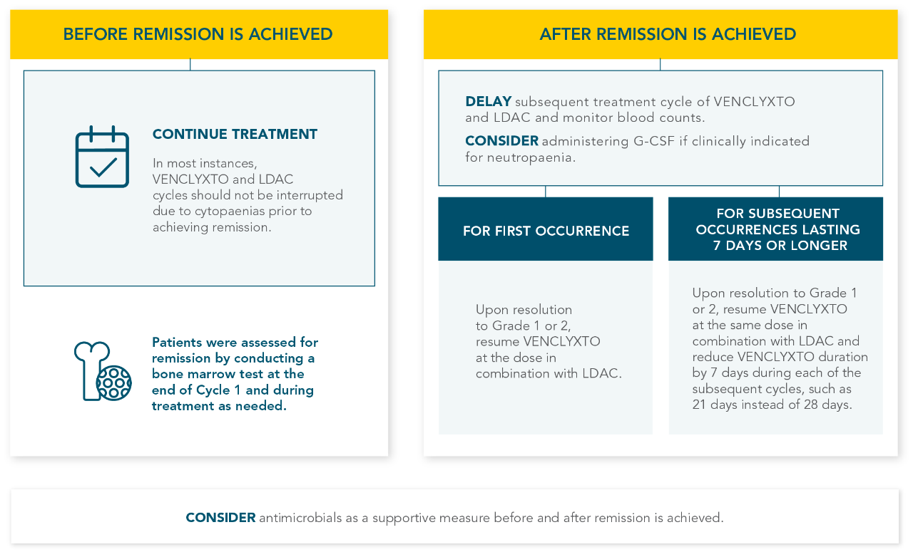HAEMATOLOGIC AE MANAGEMENT chart