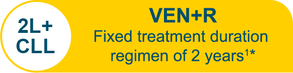 2L+ CLL: VEN+R Fixed treatment duration regimen of 2 years